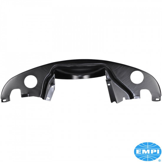 Engine tin, rear, Stock Style, black, original