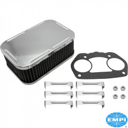 Air cleaner, 2 1/2" high. For Empi HPMX, Weber IDF and Empi D