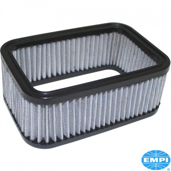 Air filter element, 2 1/2" high, 6 3/4"x4 1/2"