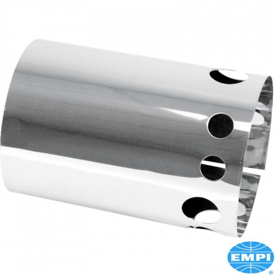 Cover for alternator, polished stainless steel. Fits all 12 Volt generators