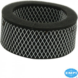 Air filter element, foam with mesh, 2" high