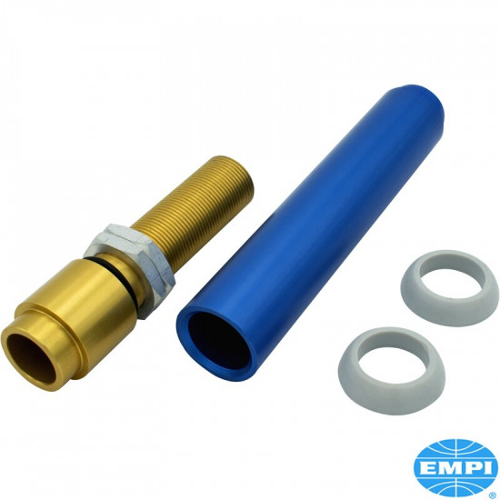 Adjustable push rod tube with seals, aluminium. Can be installed without removing the cylinder head, 1 pcs.