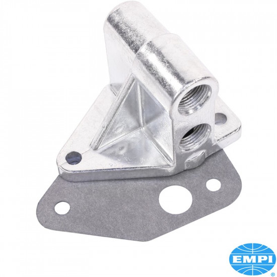 Oil cooler bypass with gasket and hardware. Replaces stock oil cooler allowing for use of external oil cooler