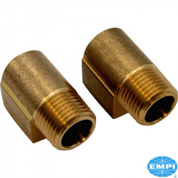Fitting for oil system, 90º, 1/2" male x 1/2" female, pack of 2