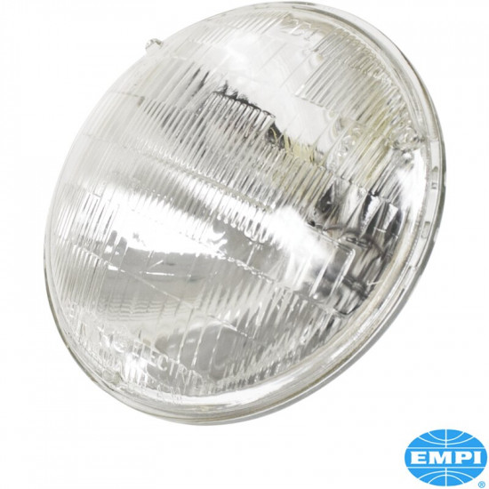 Headlamp insert, 7" sealed beam, High/Low bulb only, 12 Volt, without TÜV/E-approval