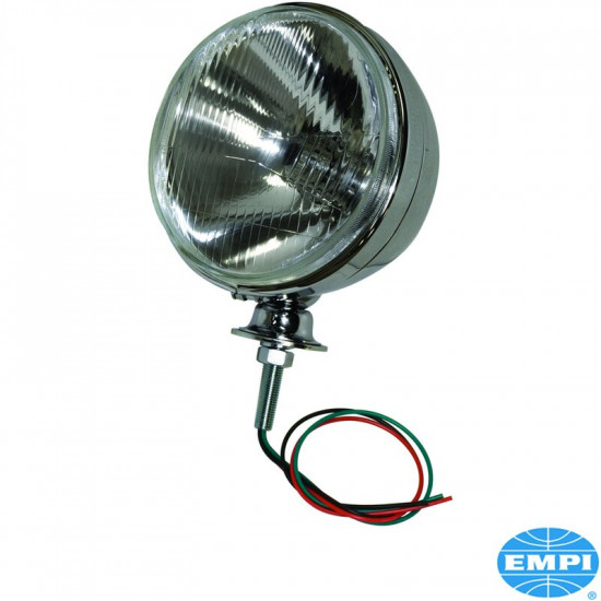 Headlight, 7" round (178 mm), H4, 12V, 55/60W