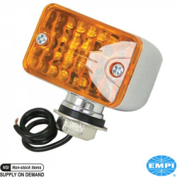 Micro mini light with single filament bulb, 12 Volt, yellow
