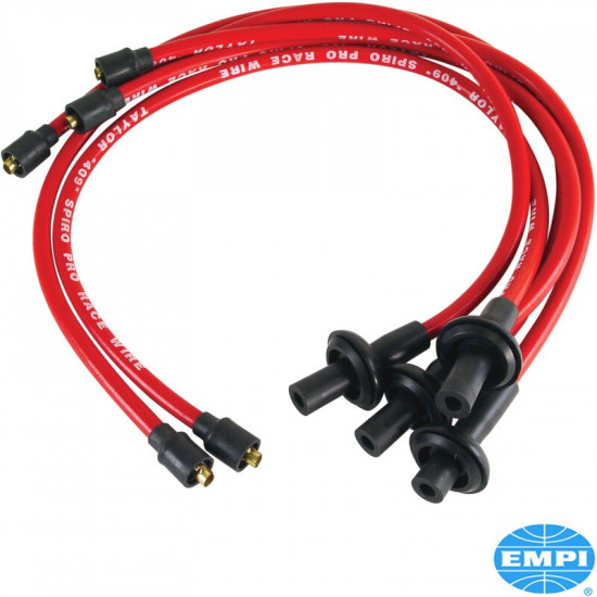 Ignition cable set, Taylor Spiro pro 409 race, red