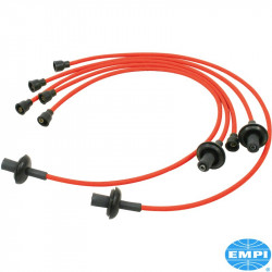 Ignition cable set, copper core, red