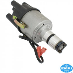 Centrifugal advance distributor with electronic ignition