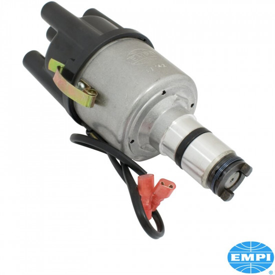 Centrifugal advance distributor with electronic ignition