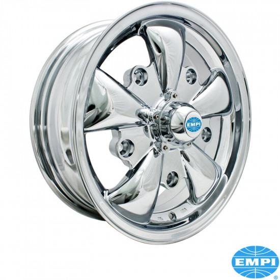 GT-5 wheel, chromed, 5.5x15", 5x205, 4" back spacing