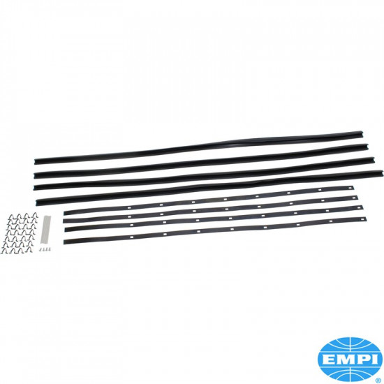 Snap-in scraper set. Replace your 1 piece window glue-in scrapers with this new snap-in scraper set