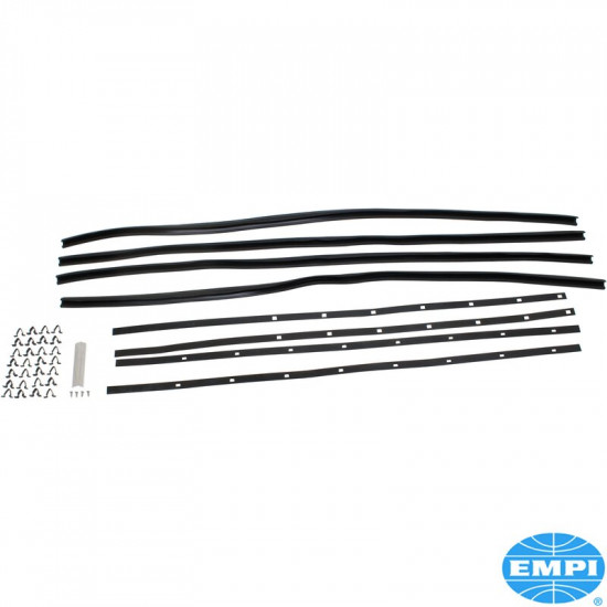 Snap-in scraper set. Replace your 1 piece window glue-in scrapers with this new snap-in scraper set