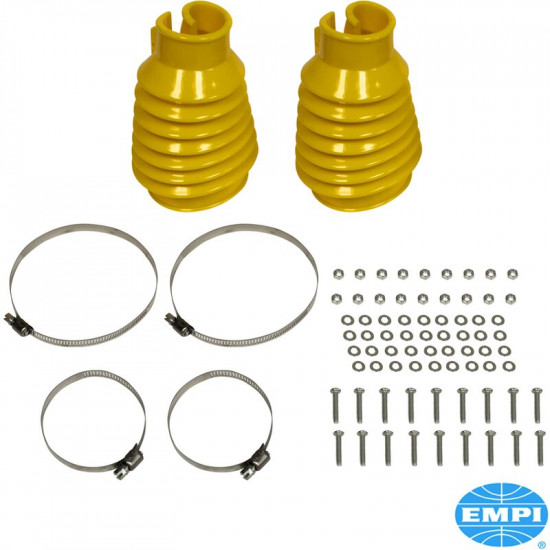 Axle boot set for swing axle, yellow, 2 pcs.
