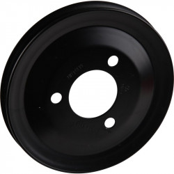 Pulley for water pump, black. For models without power steering