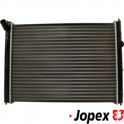 Radiator, 568x438x34 mm. Made of aluminium and plastic