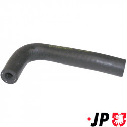 Radiator hose, intake manifold to carburetor