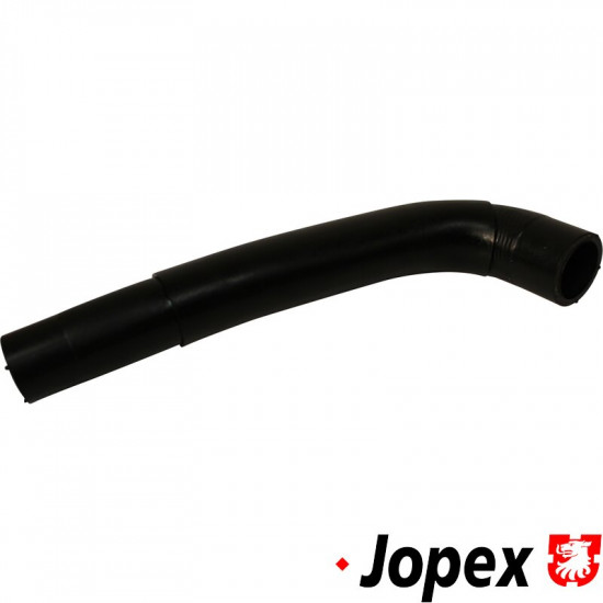 Radiator hose, cross over pipe to valve (upper), left side