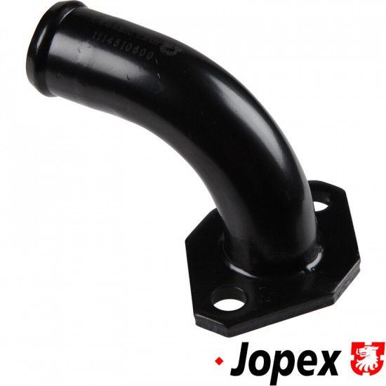 Water flange for cooling system, black