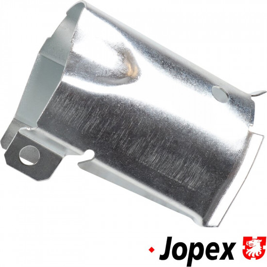 Guard plate at thermostat housing