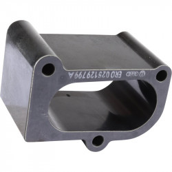 Intermediate flange for carburettor to intake manifold