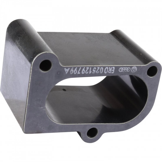 Intermediate flange for carburettor to intake manifold
