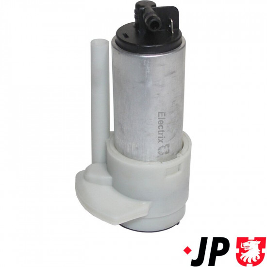 Fuel pump with plastic filter