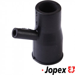 Vacuum connector hose for idle control valve