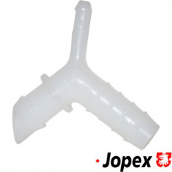 Tee piece for breather tube for fuel tank