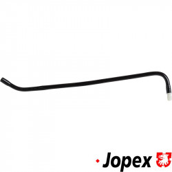 Breather line for fuel filler neck in plastic