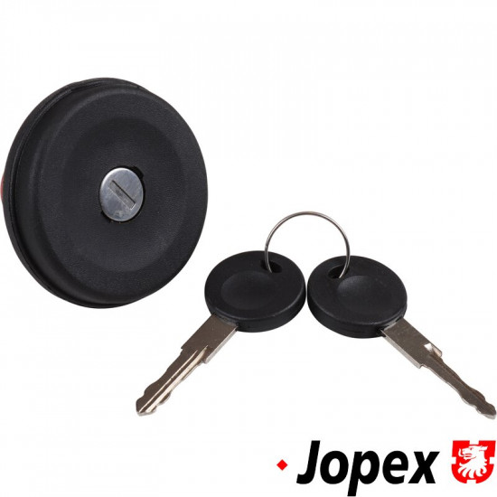 Fuel tank cap with lock