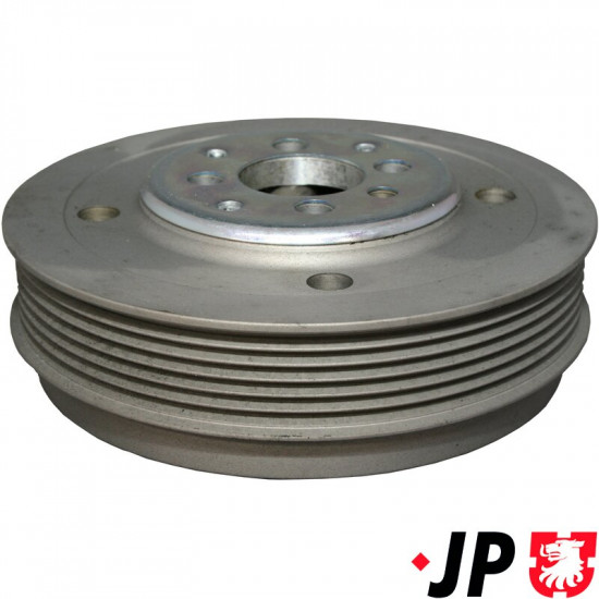 Pulley for crankshaft with damper