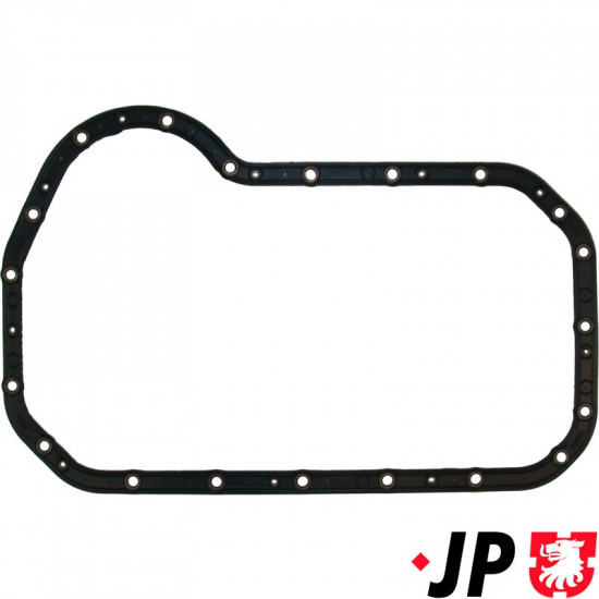 Oil sump gasket, rubber