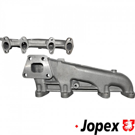 Casted iron manifold for exhaust