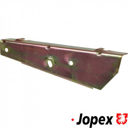 Heat shield at manifold, upper