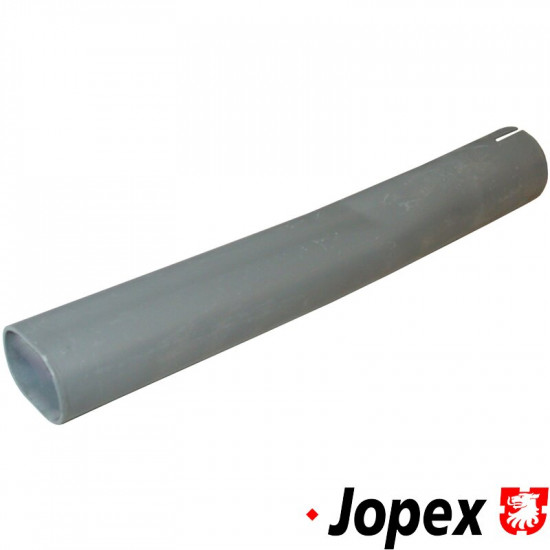 Tail pipe, 245 mm, grey, oval OE end, exhaust