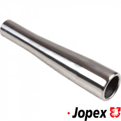 Tapered tail pipe, 250 mm, inside outlet Ø 50 mm, Stainless Steel, exhaust