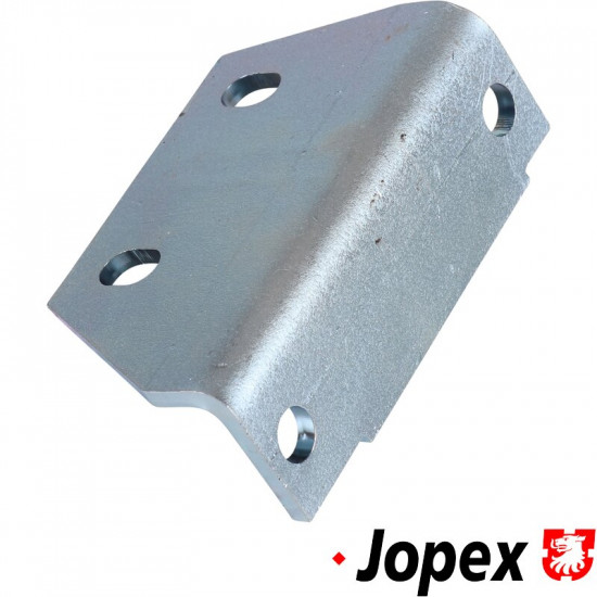 Support plate for exhaust , left