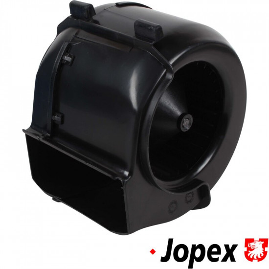 Blower motor for heater with housing