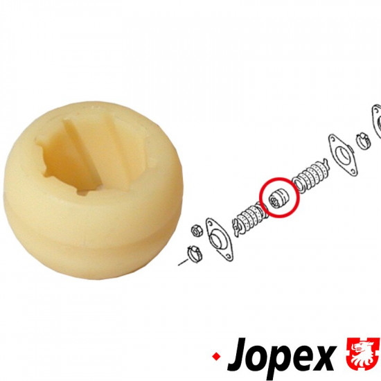 Bushing for selecting rod, rear