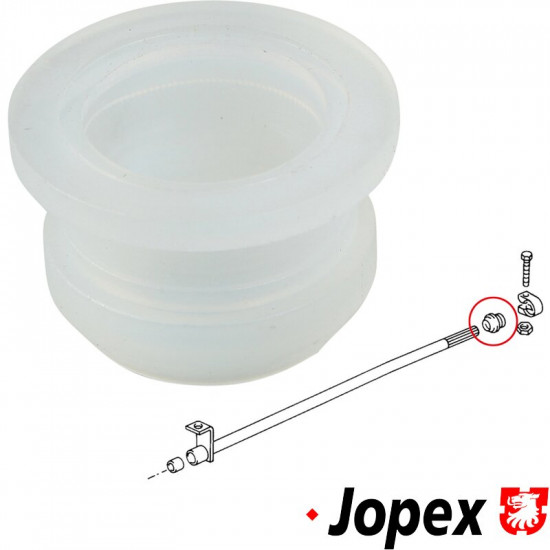 Bushing for selecting rod, center, rear