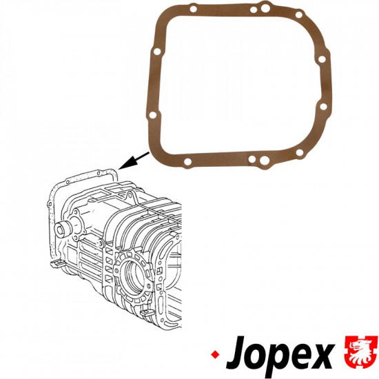Gasket for gearbox, manual, rear