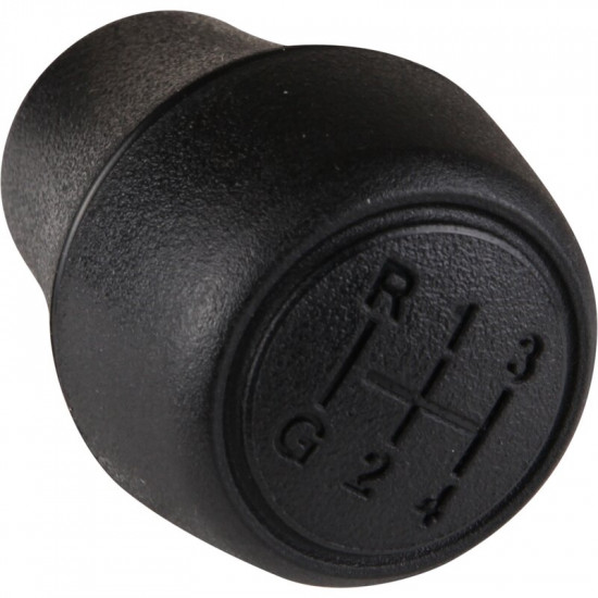 Gear knob, 1-5 + R, black
