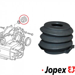 Bellows for shift rod, black