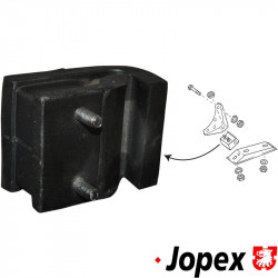 Rubber mount, gearbox, rear