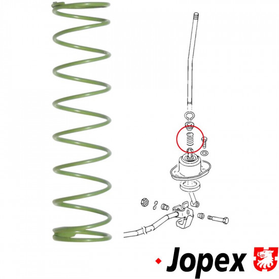 Pressure spring for gearshift