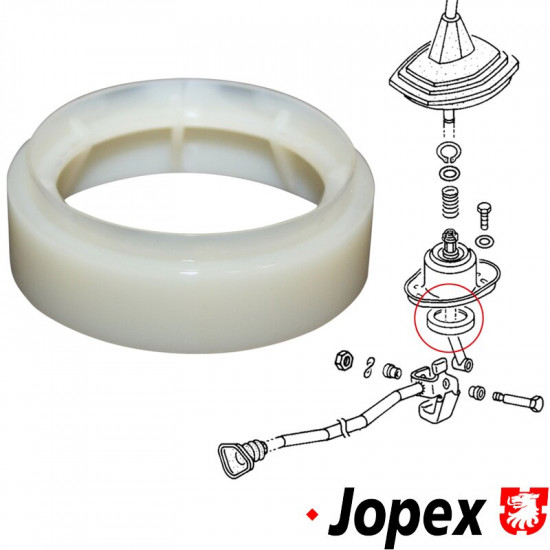 Gearshift lever spacer ring