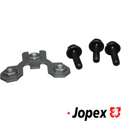 Lock plate for wishbone