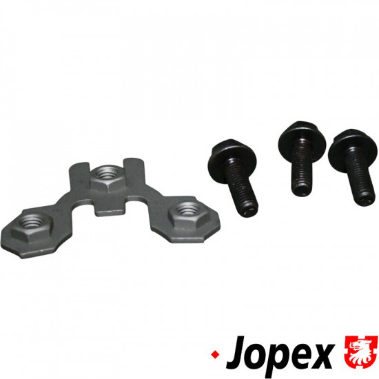 Lock plate for wishbone